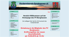 Desktop Screenshot of fischereiverein-burghausen.de